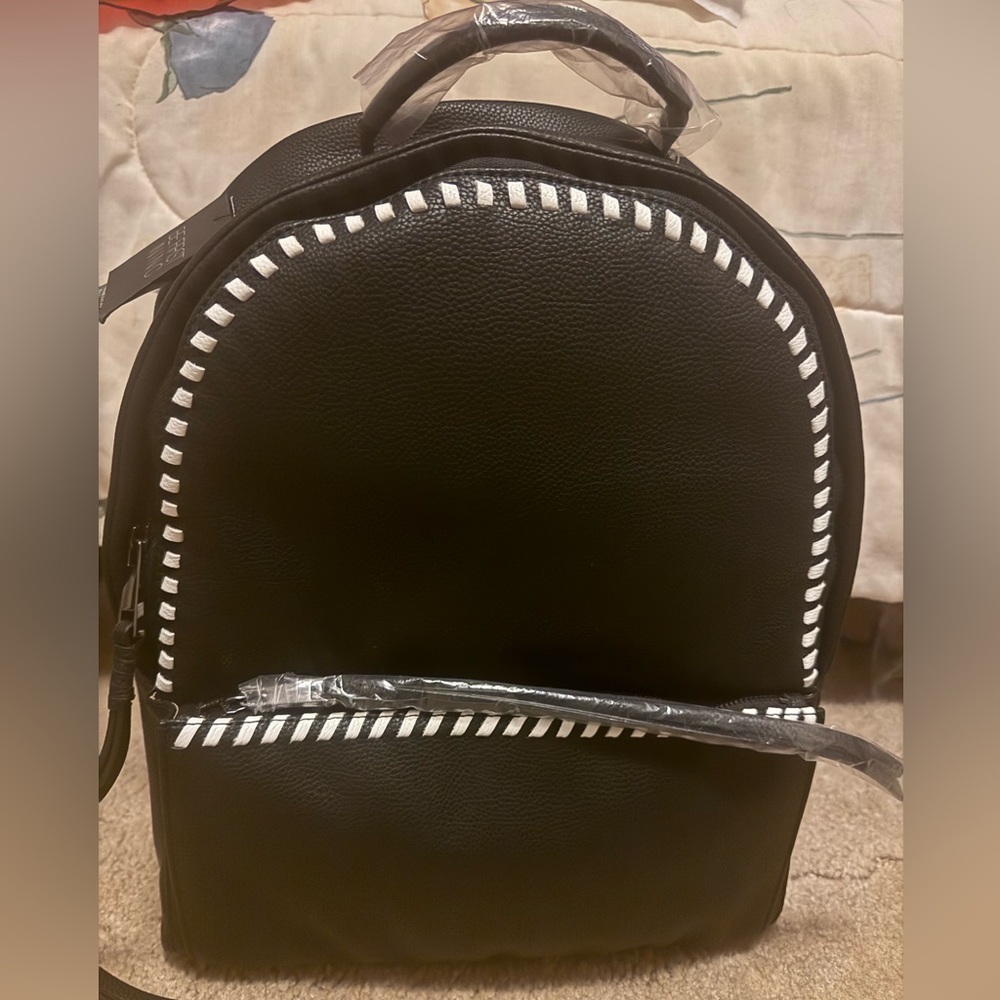 INC International Concepts Pebble Backpack with amazing space.  NWT white accent